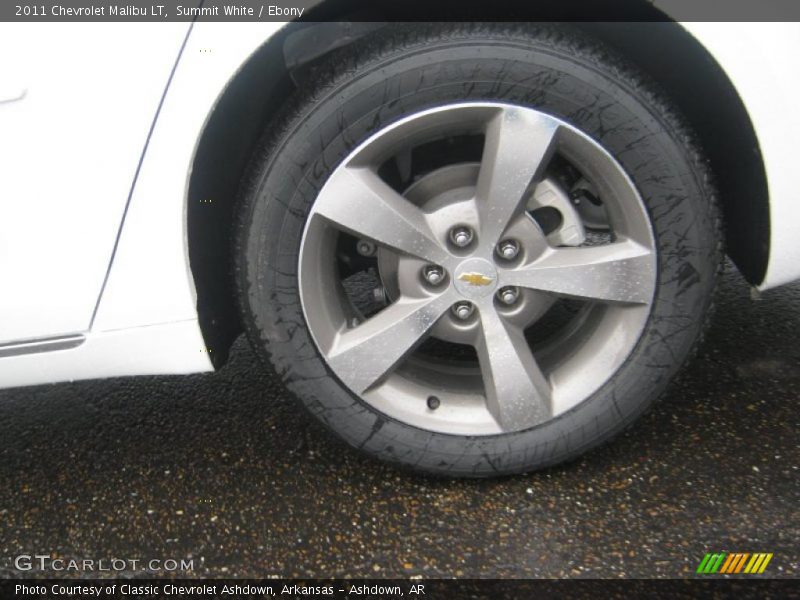 Summit White / Ebony 2011 Chevrolet Malibu LT