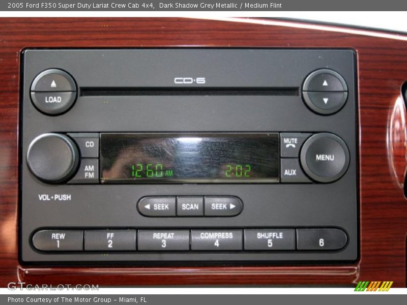 Dark Shadow Grey Metallic / Medium Flint 2005 Ford F350 Super Duty Lariat Crew Cab 4x4
