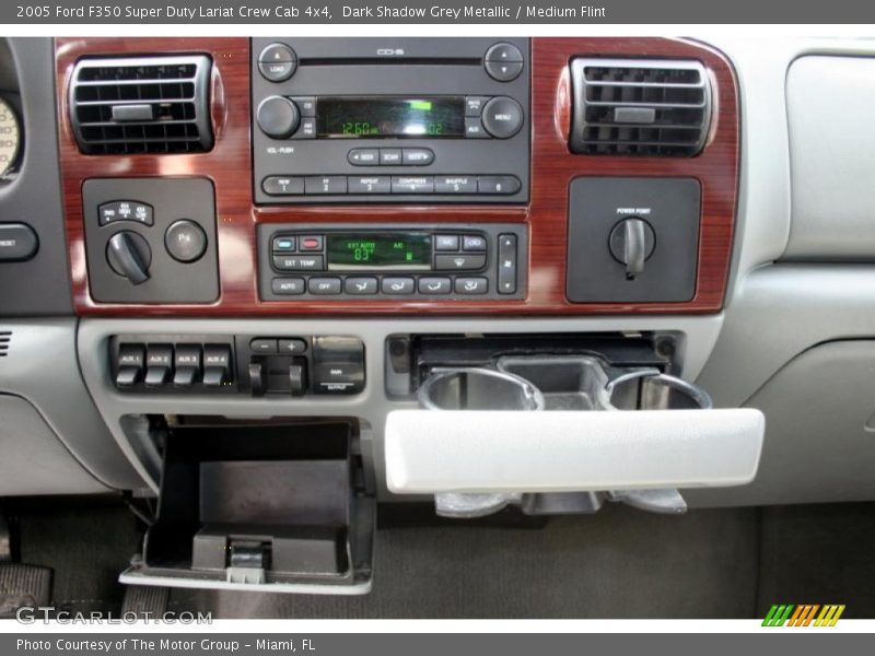 Dark Shadow Grey Metallic / Medium Flint 2005 Ford F350 Super Duty Lariat Crew Cab 4x4