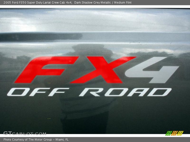 Dark Shadow Grey Metallic / Medium Flint 2005 Ford F350 Super Duty Lariat Crew Cab 4x4