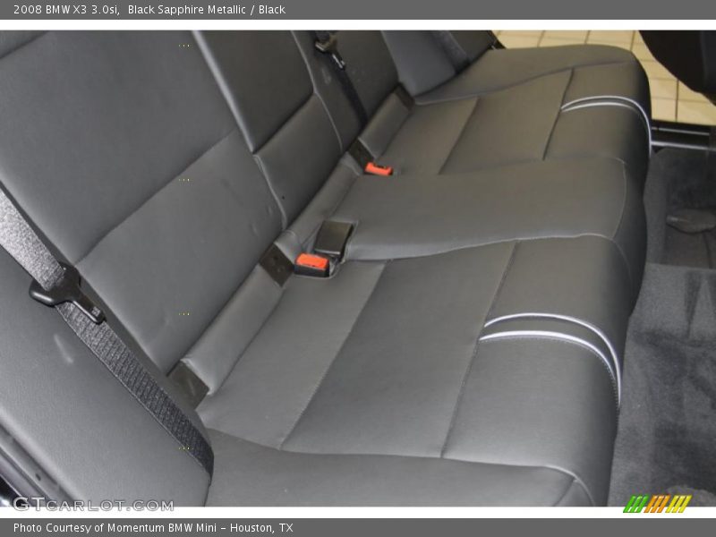 Black Sapphire Metallic / Black 2008 BMW X3 3.0si