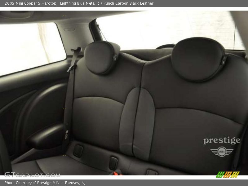 Lightning Blue Metallic / Punch Carbon Black Leather 2009 Mini Cooper S Hardtop
