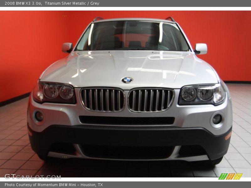 Titanium Silver Metallic / Grey 2008 BMW X3 3.0si