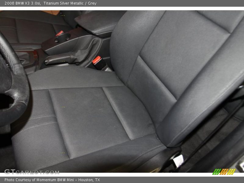 Titanium Silver Metallic / Grey 2008 BMW X3 3.0si