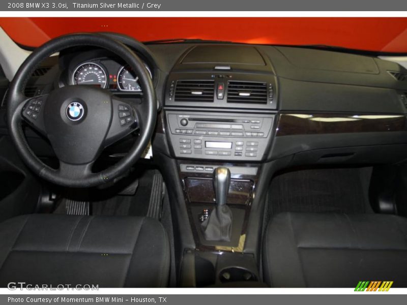 Titanium Silver Metallic / Grey 2008 BMW X3 3.0si