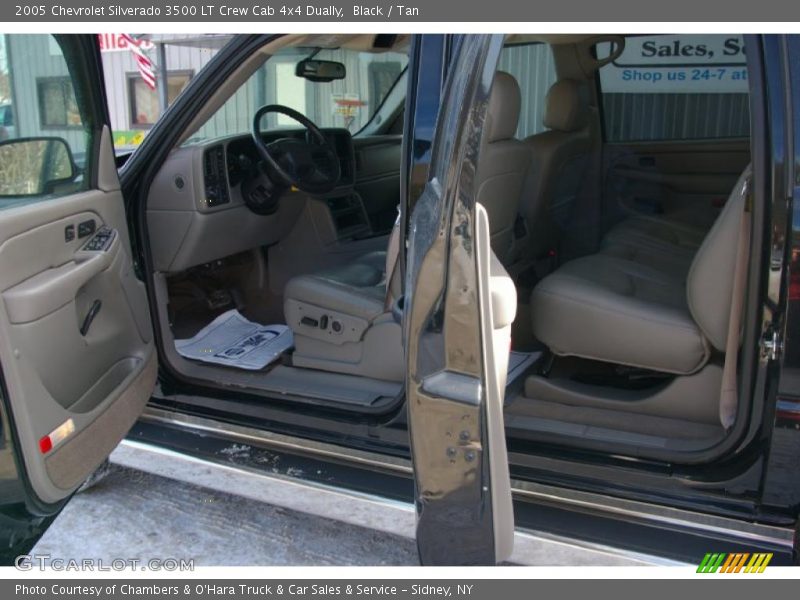 Black / Tan 2005 Chevrolet Silverado 3500 LT Crew Cab 4x4 Dually