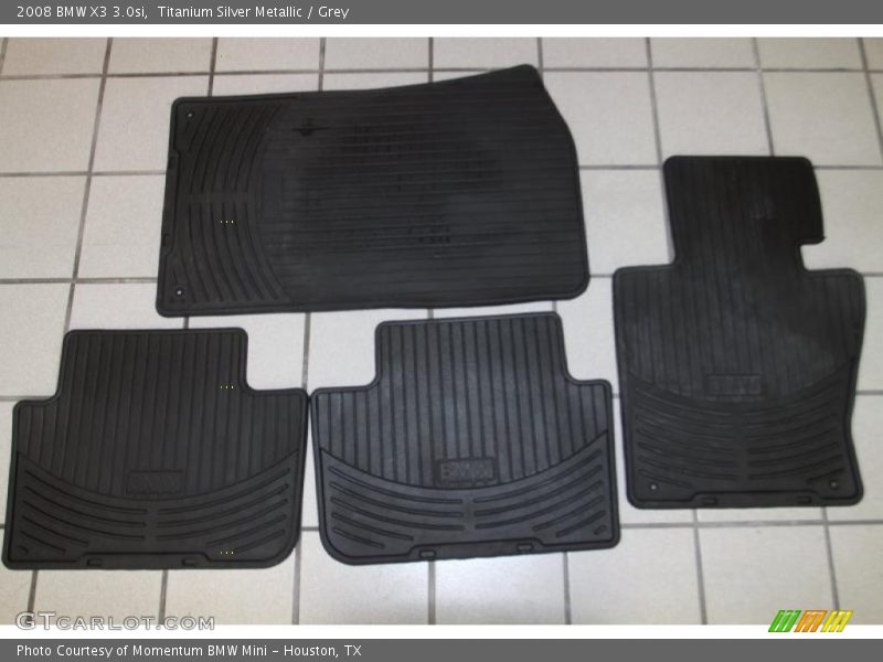 Titanium Silver Metallic / Grey 2008 BMW X3 3.0si