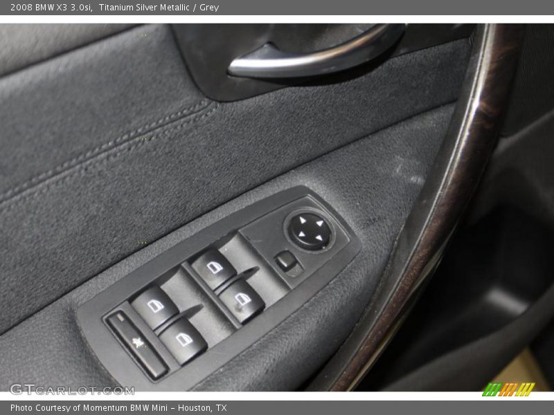 Titanium Silver Metallic / Grey 2008 BMW X3 3.0si