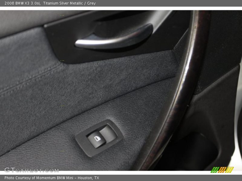 Titanium Silver Metallic / Grey 2008 BMW X3 3.0si