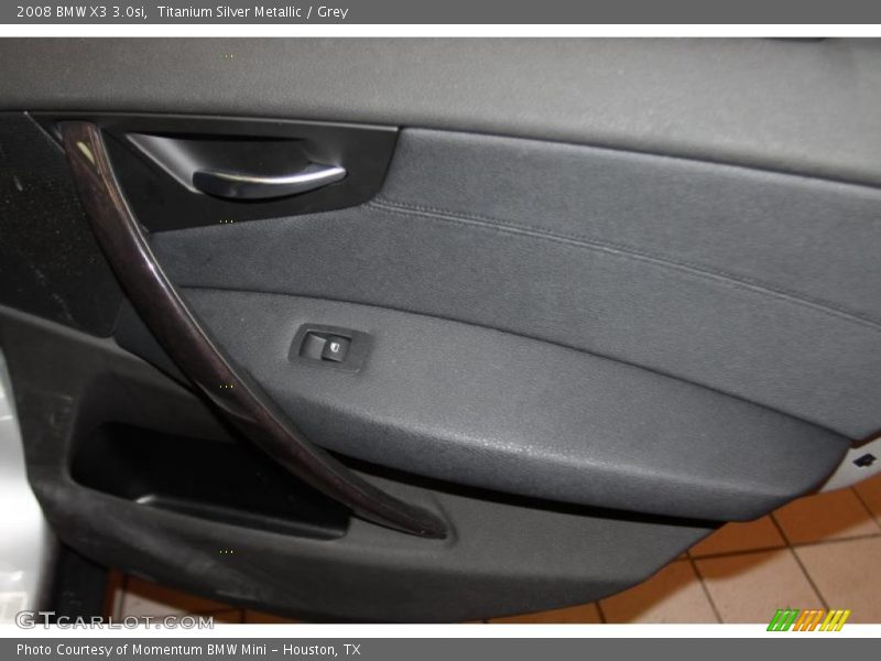 Titanium Silver Metallic / Grey 2008 BMW X3 3.0si
