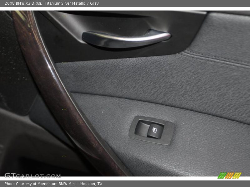 Titanium Silver Metallic / Grey 2008 BMW X3 3.0si