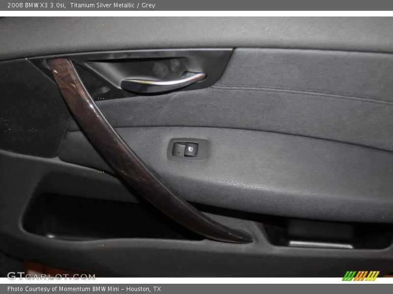 Titanium Silver Metallic / Grey 2008 BMW X3 3.0si