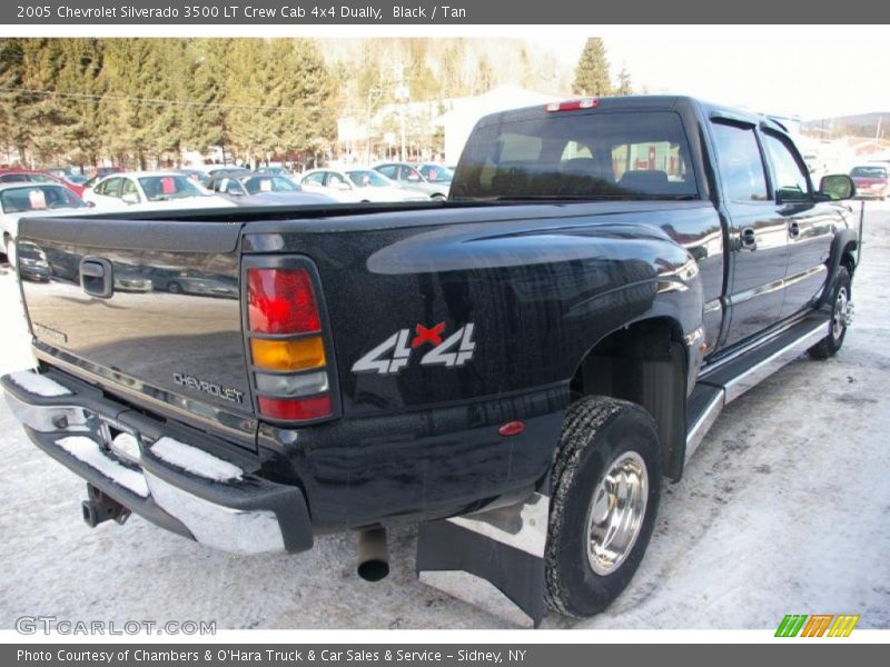 Black / Tan 2005 Chevrolet Silverado 3500 LT Crew Cab 4x4 Dually