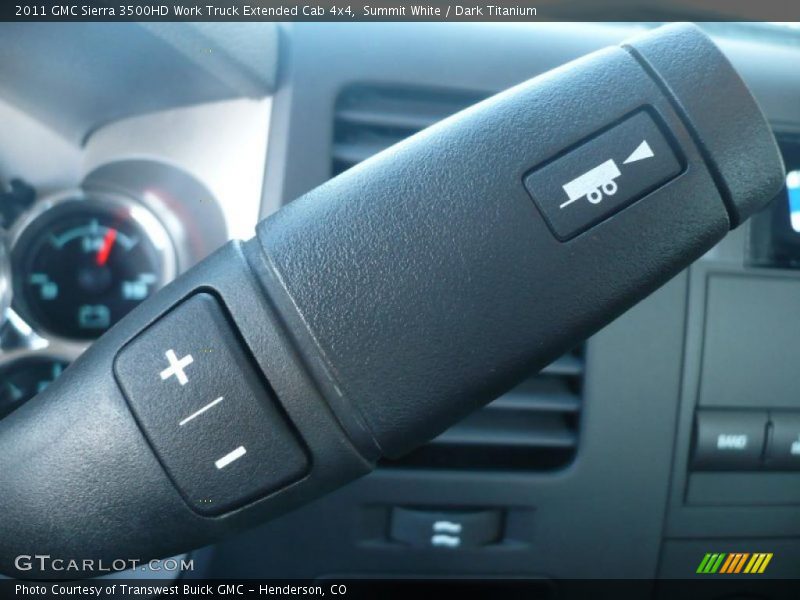 Summit White / Dark Titanium 2011 GMC Sierra 3500HD Work Truck Extended Cab 4x4