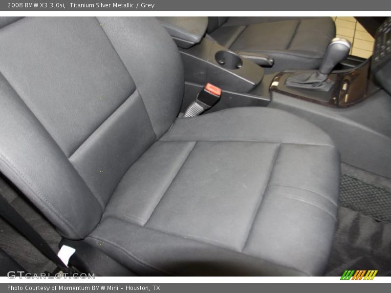 Titanium Silver Metallic / Grey 2008 BMW X3 3.0si