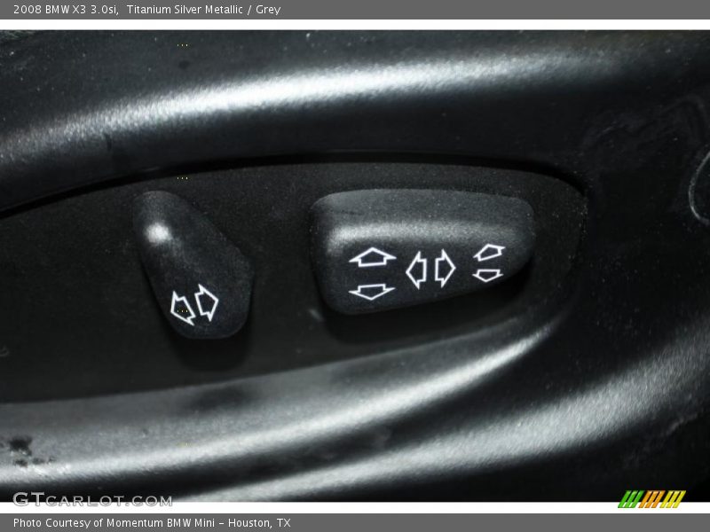 Titanium Silver Metallic / Grey 2008 BMW X3 3.0si