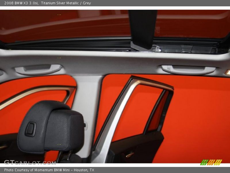 Titanium Silver Metallic / Grey 2008 BMW X3 3.0si