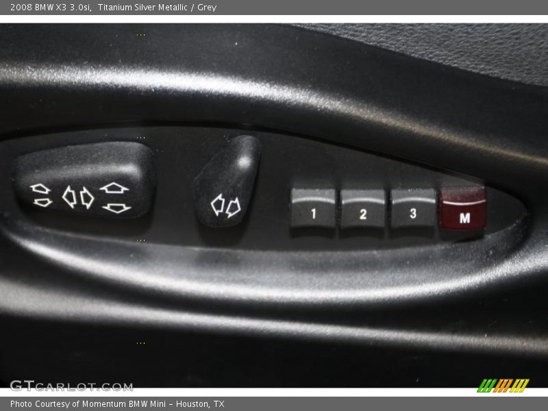 Titanium Silver Metallic / Grey 2008 BMW X3 3.0si