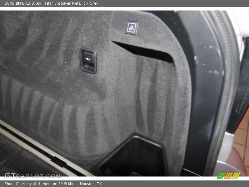 Titanium Silver Metallic / Grey 2008 BMW X3 3.0si