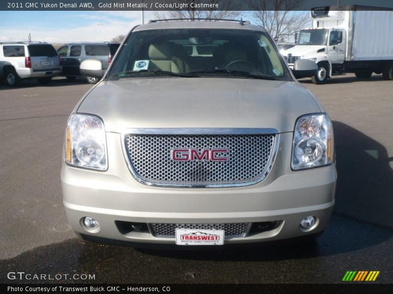 Gold Mist Metallic / Cocoa/Light Cashmere 2011 GMC Yukon Denali AWD