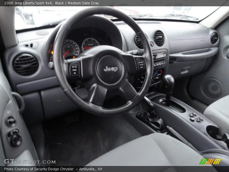 Black / Medium Slate Gray 2006 Jeep Liberty Sport 4x4
