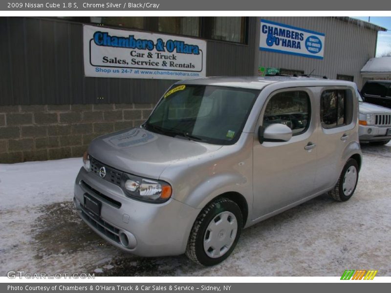 Chrome Silver / Black/Gray 2009 Nissan Cube 1.8 S