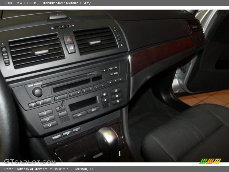 Titanium Silver Metallic / Grey 2008 BMW X3 3.0si