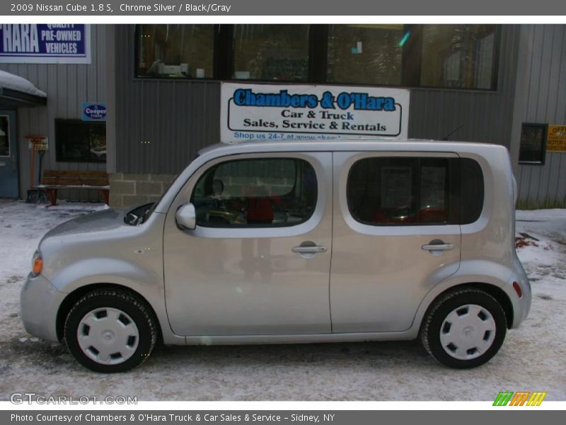 Chrome Silver / Black/Gray 2009 Nissan Cube 1.8 S