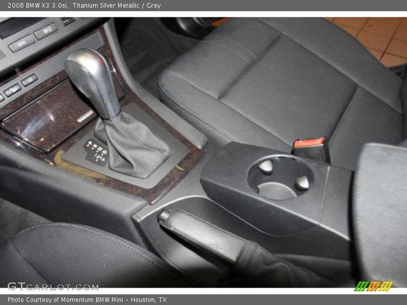 Titanium Silver Metallic / Grey 2008 BMW X3 3.0si