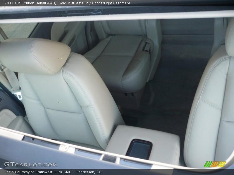 Gold Mist Metallic / Cocoa/Light Cashmere 2011 GMC Yukon Denali AWD
