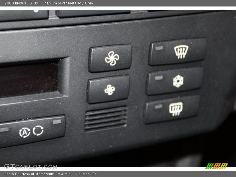 Titanium Silver Metallic / Grey 2008 BMW X3 3.0si
