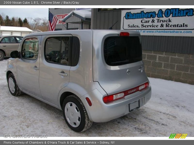 Chrome Silver / Black/Gray 2009 Nissan Cube 1.8 S