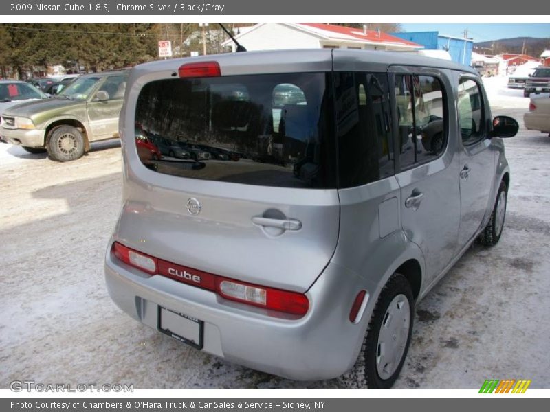 Chrome Silver / Black/Gray 2009 Nissan Cube 1.8 S