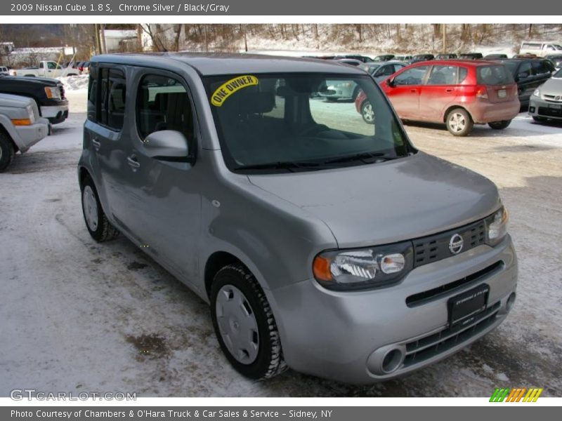 Chrome Silver / Black/Gray 2009 Nissan Cube 1.8 S