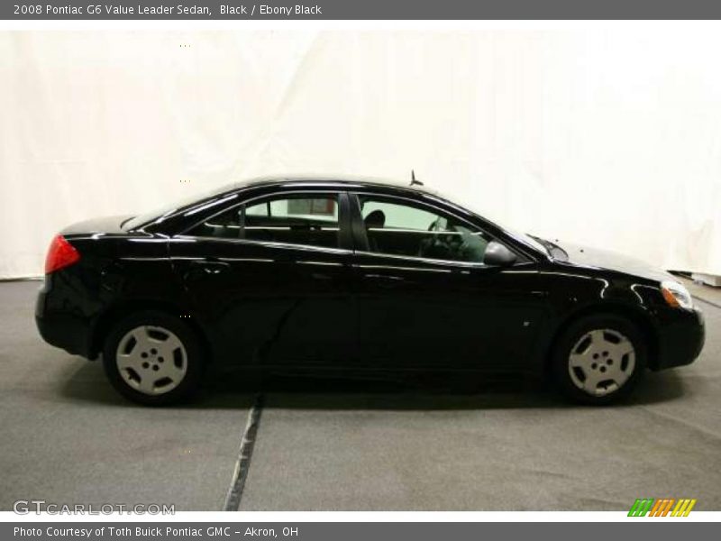 Black / Ebony Black 2008 Pontiac G6 Value Leader Sedan