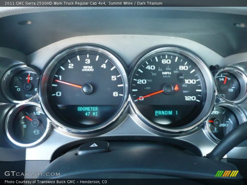 Summit White / Dark Titanium 2011 GMC Sierra 2500HD Work Truck Regular Cab 4x4