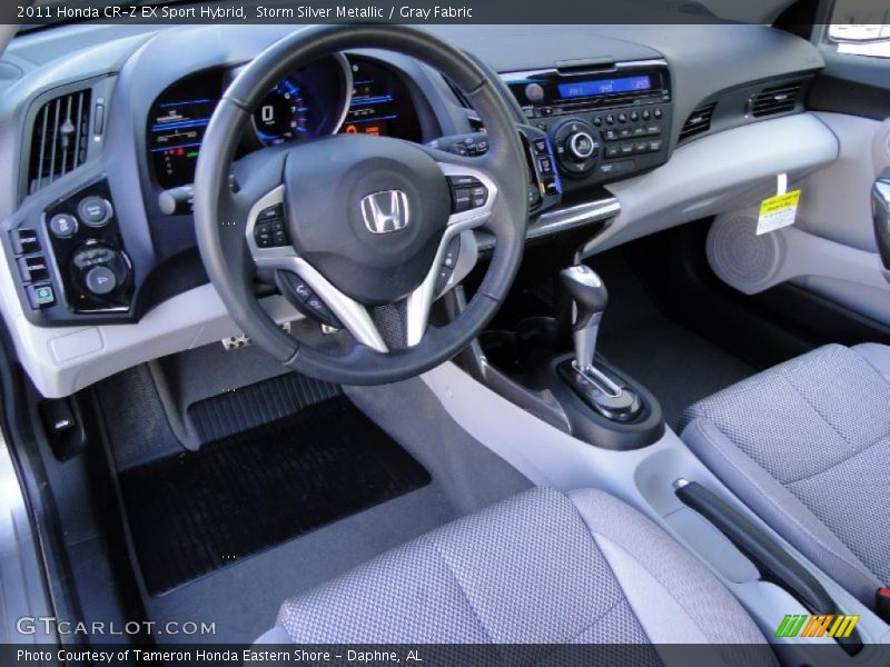 Gray Fabric Interior - 2011 CR-Z EX Sport Hybrid 