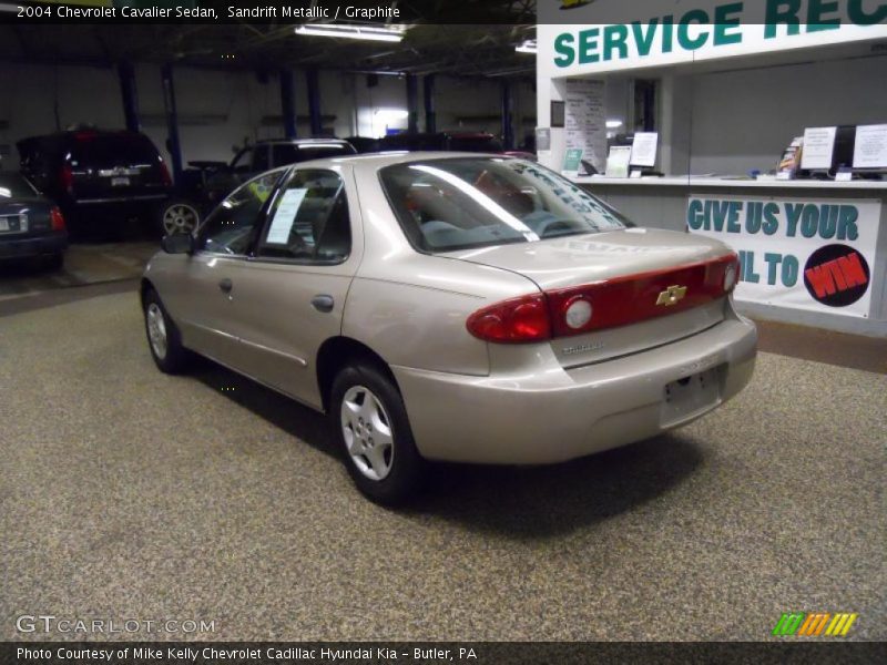 Sandrift Metallic / Graphite 2004 Chevrolet Cavalier Sedan