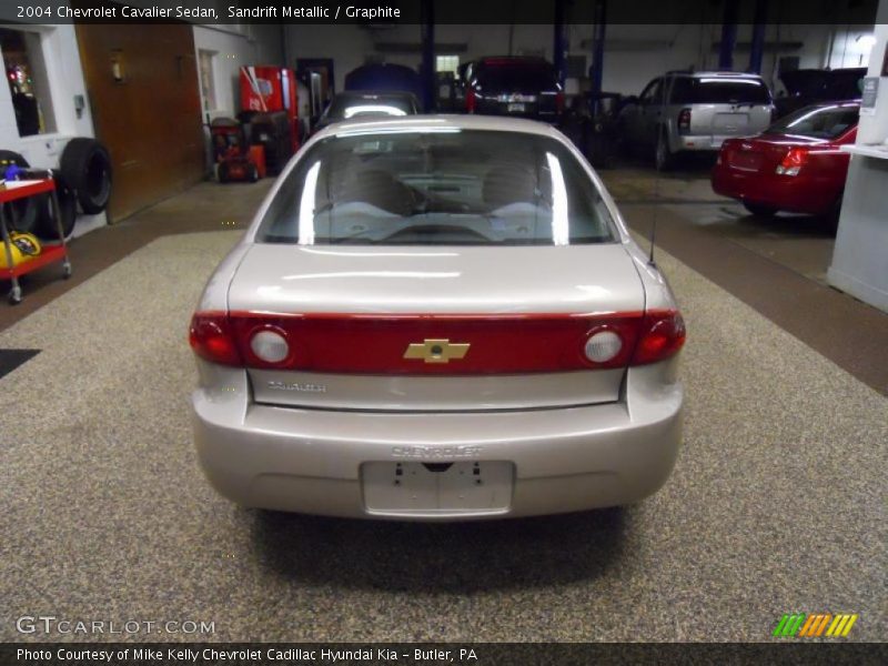 Sandrift Metallic / Graphite 2004 Chevrolet Cavalier Sedan