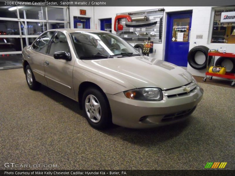 Sandrift Metallic / Graphite 2004 Chevrolet Cavalier Sedan