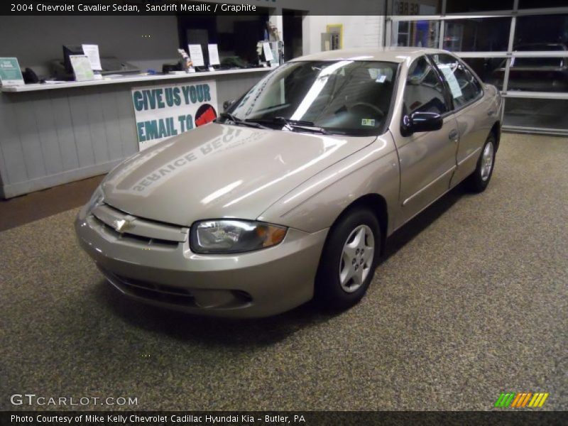 Sandrift Metallic / Graphite 2004 Chevrolet Cavalier Sedan