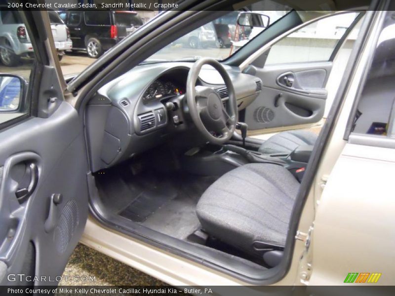 Sandrift Metallic / Graphite 2004 Chevrolet Cavalier Sedan