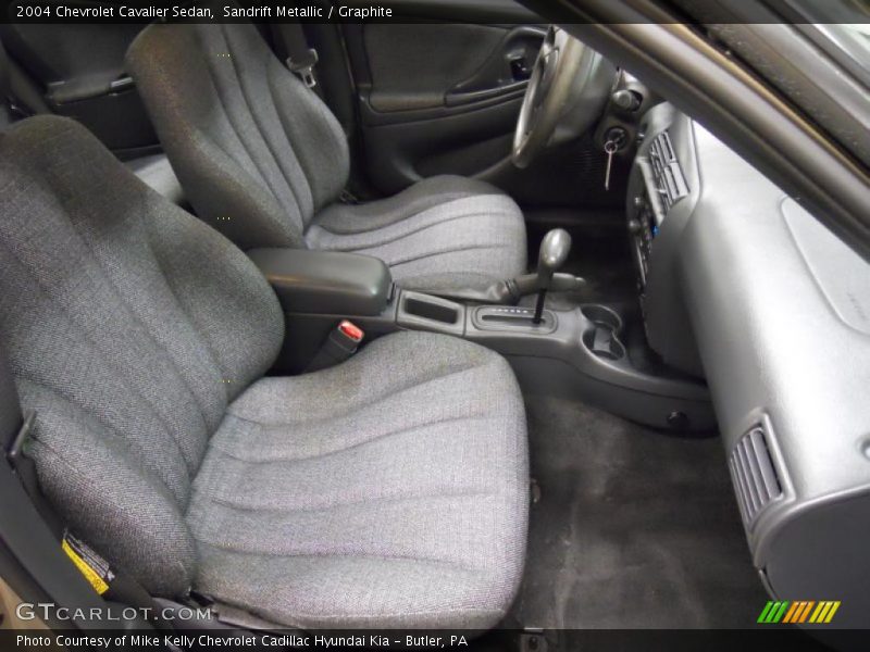 Sandrift Metallic / Graphite 2004 Chevrolet Cavalier Sedan