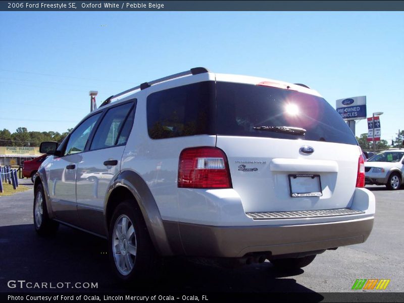 Oxford White / Pebble Beige 2006 Ford Freestyle SE