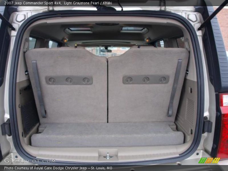 Light Graystone Pearl / Khaki 2007 Jeep Commander Sport 4x4