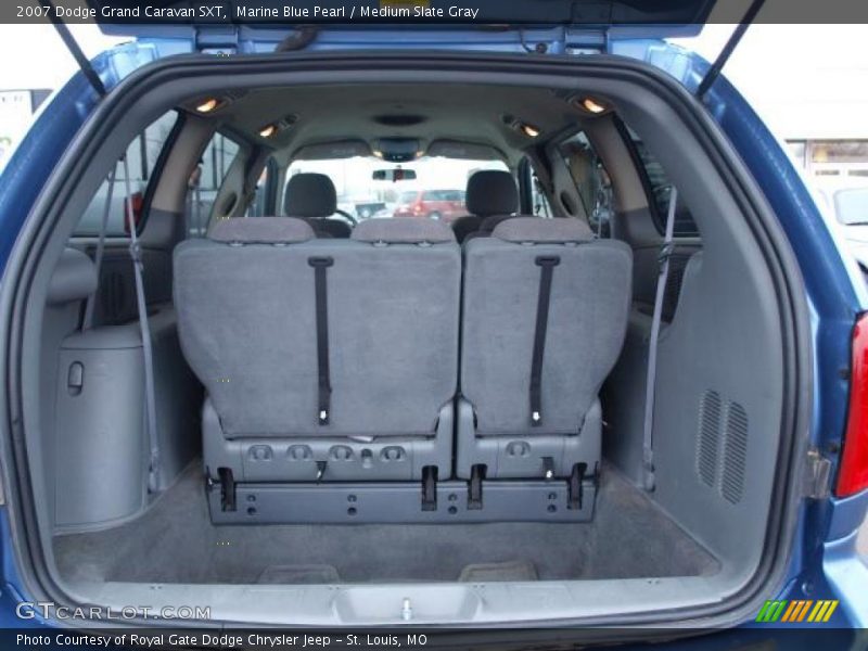 Marine Blue Pearl / Medium Slate Gray 2007 Dodge Grand Caravan SXT