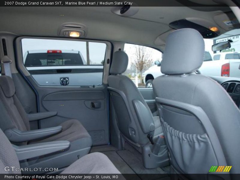 Marine Blue Pearl / Medium Slate Gray 2007 Dodge Grand Caravan SXT