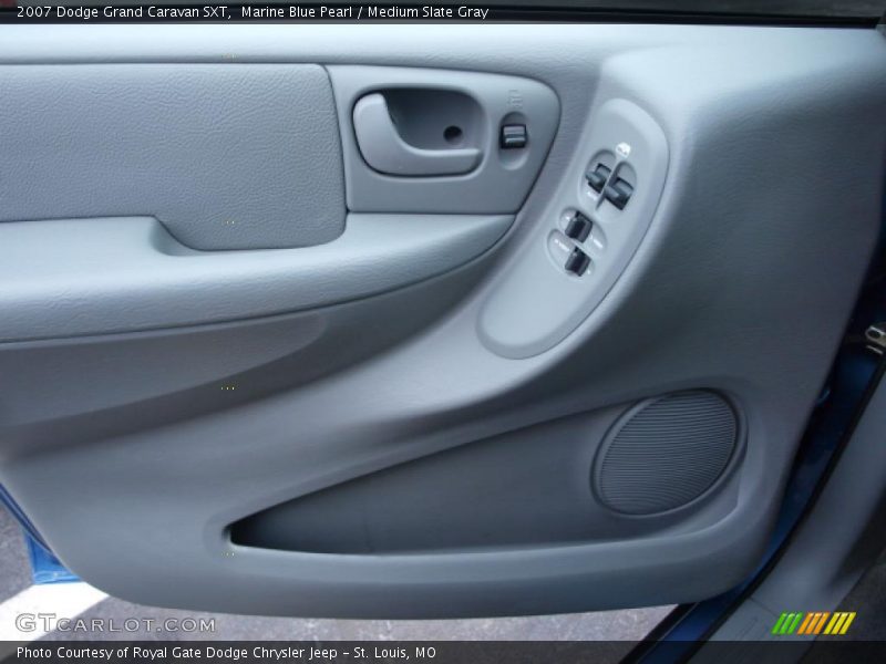 Marine Blue Pearl / Medium Slate Gray 2007 Dodge Grand Caravan SXT