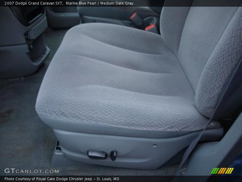 Marine Blue Pearl / Medium Slate Gray 2007 Dodge Grand Caravan SXT