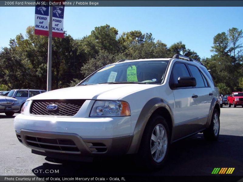 Oxford White / Pebble Beige 2006 Ford Freestyle SE